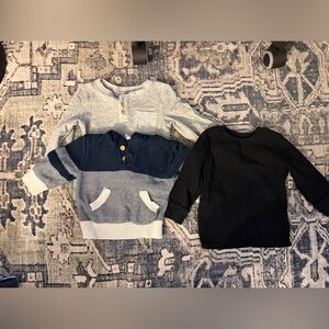 Cat and Jack Kids' Blue and Black Sweaters/tees (all for $10)